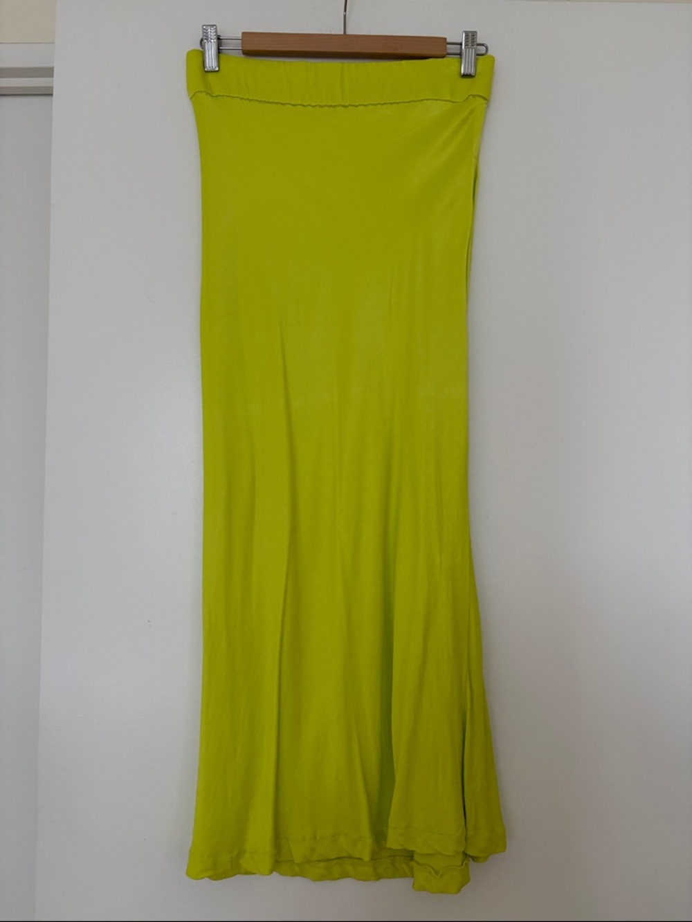 Zara Lime Green Midi Skirt